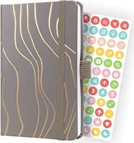 Sigel Jolie Wochenkalender 2024, A6, Hardcover, mocca meringue, 87 Blatt
