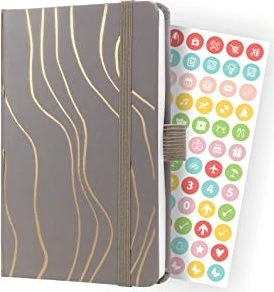 Sigel Jolie Wochenkalender 2024, A6, Hardcover, mocca meringue, 87 Blatt