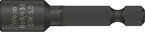 Wera 869/4 M SB Außensechskant Bit 1/4", 5.5x50mm, 1 Stück