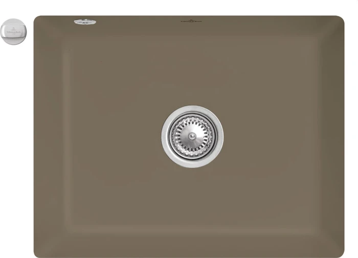 Villeroy & Boch Subway 60 SU Unterbau Becken mittig mit Ablauffernbedienung timber