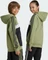 adidas Tiberio 3-Streifen Colorblock Hoodie tent green/black/white (Junior) Vorschaubild
