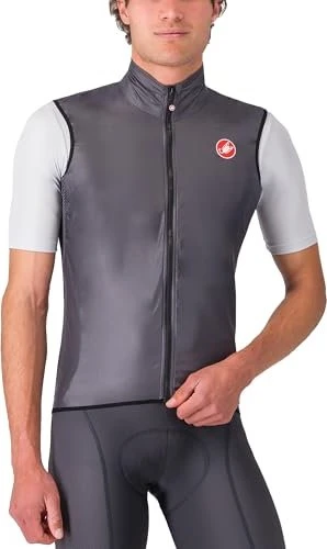 Castelli Aria Shell Fahrradweste dark grey (Herren)