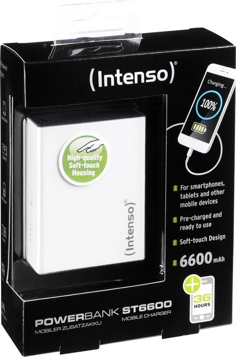 Intenso ST6600 Powerbank 6600mAh weiß