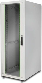 Digitus Professional Dynamic Basic Serie Wandschrank 32HE, Sicherheitsglastür, IP2X, grau, 800mm tief