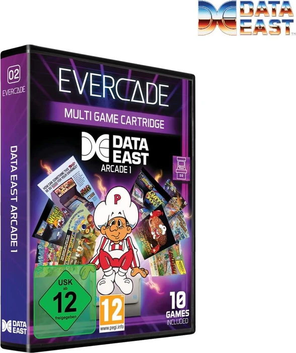 Blaze Entertainment Evercade Game Cartridge - Data East Arcade 1