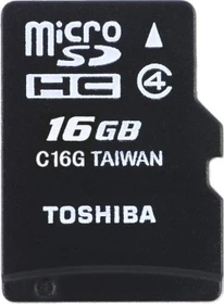 Toshiba Standard M102 R15/W5 16GB Kit, Class 4 (THN-M102K0160M2)