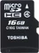 Toshiba Standard M102 R15/W5 16GB Kit, Class 4 Vorschaubild