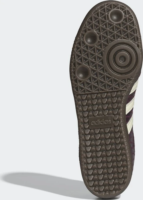 adidas Samba OG maroon/cream white/gold metallic