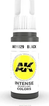 AK-Interactive 3rd Gen Acrylic Colors Intense Modelling Colors black, 17ml