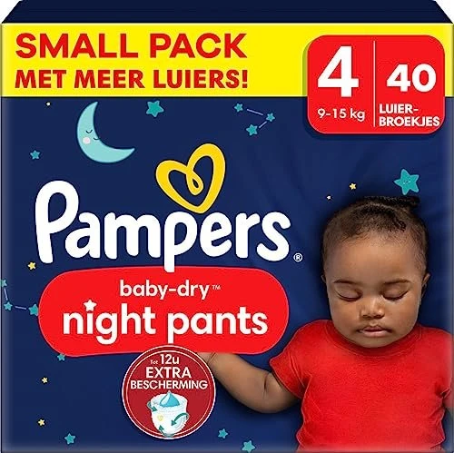 Pampers Baby-Dry night pants Gr.4 Einwegwindel, 9-15kg, 40 Stück