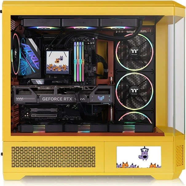 Thermaltake LCD Panel Kit 6.0" für Thermaltake View 600 TG, Monitor Kit, Butter Caramel
