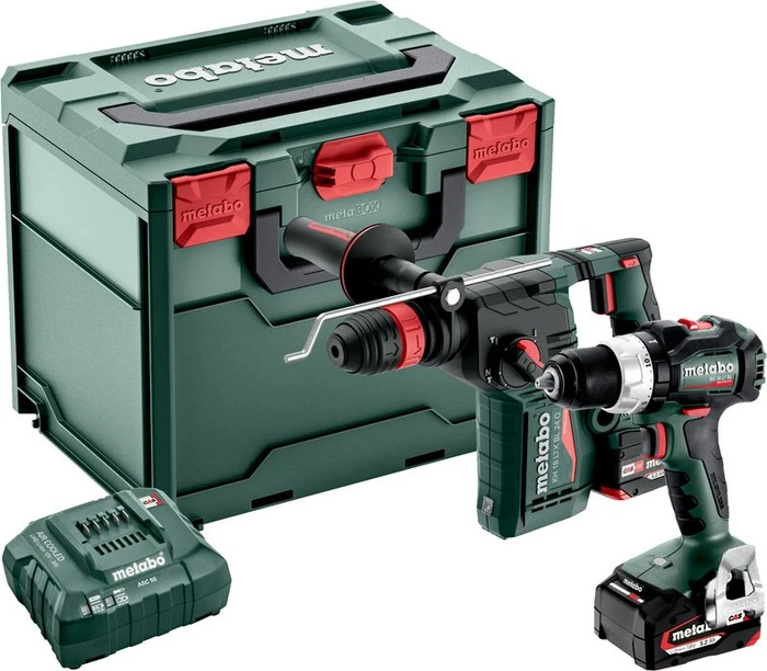 Metabo Combo Set 2.4.8 18V Akku-Maschinenset inkl. Koffer + 2 Akkus 5.2Ah