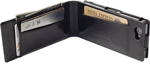 Krusell Kalmar WalletCase für Sony Xperia Z1 Compact schwarz