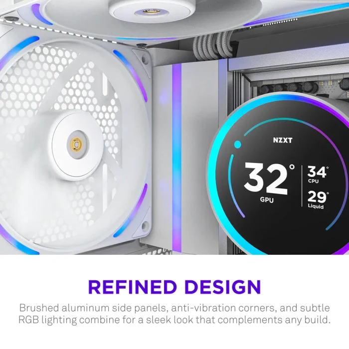 NZXT F Series F120X, weiß, 120mm