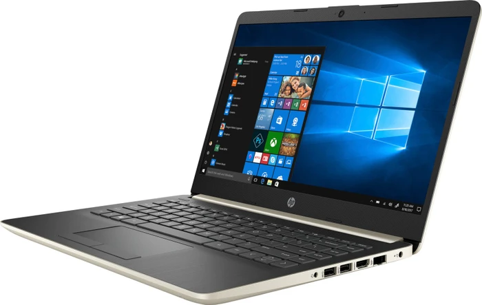 HP Laptop 14-dk0909ng, Pale Gold/Ash Silver, Ryzen 5 3500U, 8GB RAM, 256GB SSD, DE