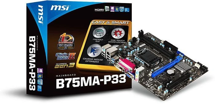 MSI B75MA-P33 (Intel 1155)