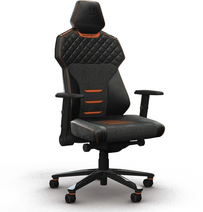 Backforce One Plus Gamingstuhl, schwarz/orange