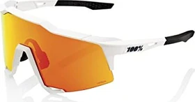 100% Speedcraft soft tact off white/hiper red multilayer mirror lens