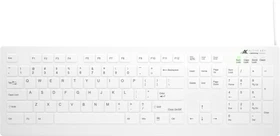 Contour Design AK-C8112F Medical Keyboard, weiß, USB, US