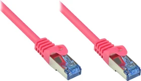 Good Connections RNS Patchkabel, Cat6a, S/FTP, RJ-45/RJ-45, 50m, rosa