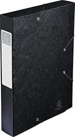 Exacompta Cartobox Archivbox 60mm, A4, schwarz, 10er-Pack