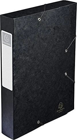 Exacompta Cartobox Archivbox 60mm, A4, schwarz, 10er-Pack