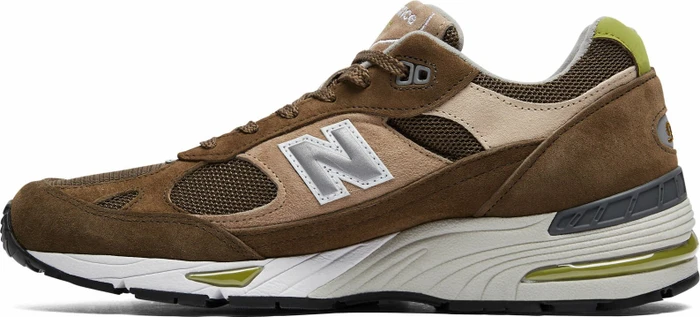 New Balance 991 Made in UK dark green/beige/white (Herren)