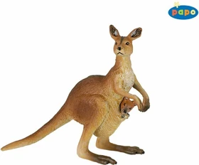 Papo Wildtiere der Welt - Känguru mit Baby