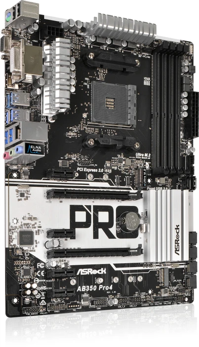 ASRock AB350 Pro4 (AMD AM4)