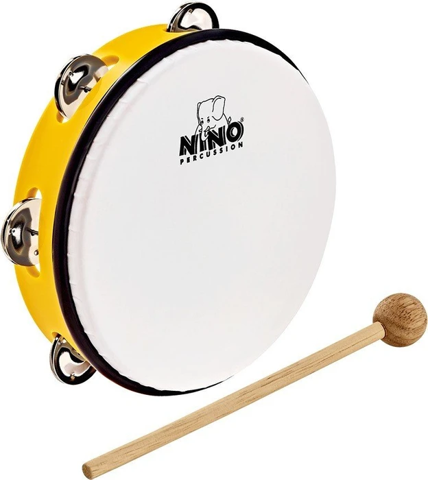 Nino ABS Tambourin 8" gelb