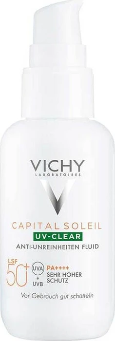 Vichy Capital Soleil UV-Clear Anti-Unreinheiten Sonnenfluid LSF50+, 40ml