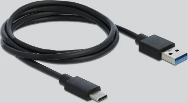 DeLOCK External Enclosure, transparent, 9.5mm, 2.5", USB-C 3.1