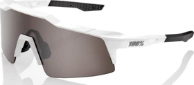 100% Speedcraft SL matte white/hiper silver mirror-clear lens