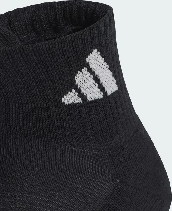 adidas Cushioned Sportswear Ankle Socken black/grey two, 3 Paare