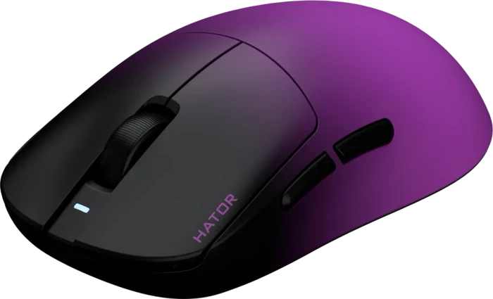 Hator Quasar 3 Ultima 8K Wireless Gaming Mouse schwarz/violett, USB/Bluetooth