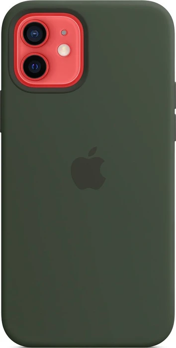 Apple Silikon Case mit MagSafe für iPhone 12/iPhone 12 Pro zyperngrün