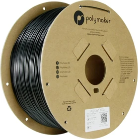 Polymaker PolyLite PETG, schwarz, Spule, 1.75mm, 3.00kg