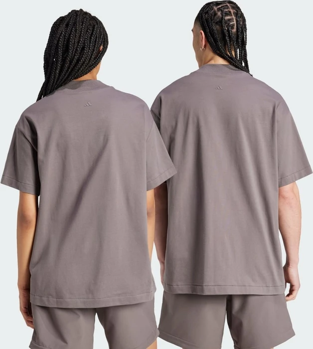 adidas Basketball 001 T-Shirt kurzarm charcoal