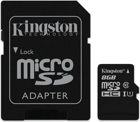 Kingston Industrial Temperature R90/W20 8GB Kit, UHS-I, Class 10