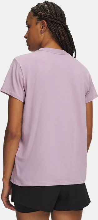 Under Armour Rival Core Funktionsshirt kurzarm mauve pink/pink fog (Damen)