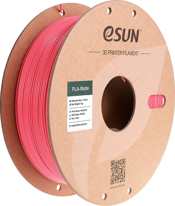 eSUN ePLA-Matt, Strawberry Red, Spule, 1.75mm, 1.00kg