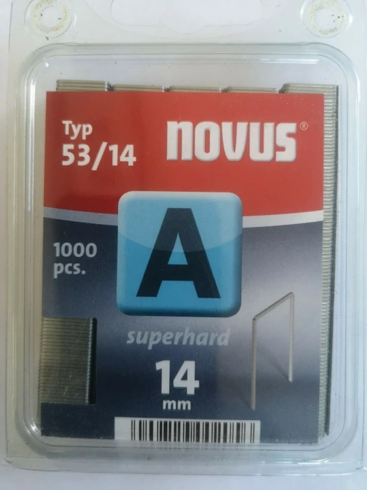 Novus Typ 53 superhart Tacker-Klammern, 14x11.3mm, 1000 Stück