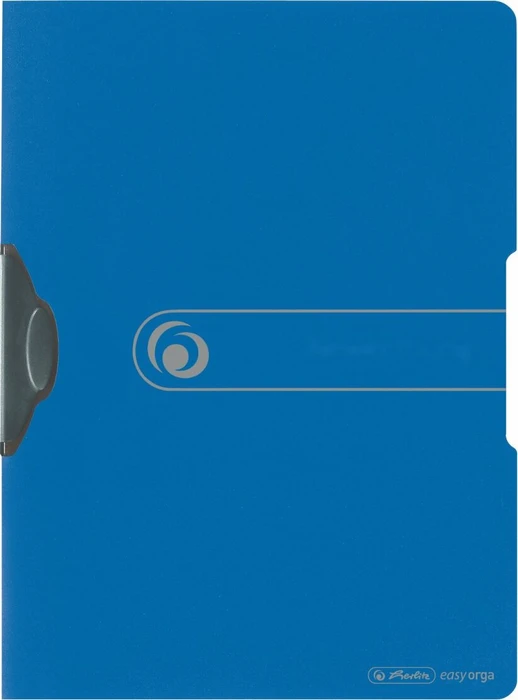 Herlitz easy orga to go Express-Clip Klemmmappe, A4, blau