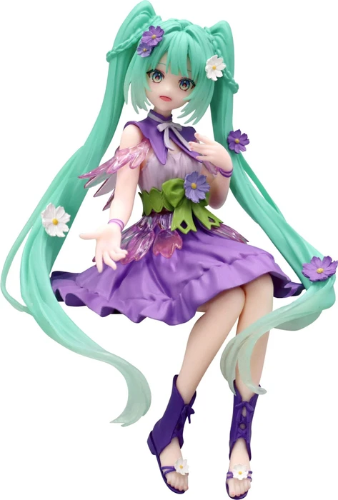 FuRyu Hatsune Miku - Noodle Stopper Flower Fairy Cosmos Purple 14cm