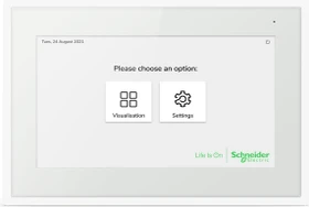 Schneider Electric SpaceLogic KNX Touch IP 7" Smart Screen weiß