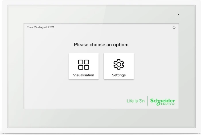 Schneider Electric SpaceLogic KNX Touch IP 7" Smart Screen weiß