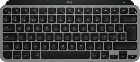 Logitech MX Keys Mini for Mac, Space Gray, schwarz/grau, LEDs weiß, Logi Bolt, USB/Bluetooth, CH (920-012647)