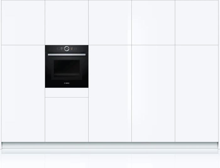 Bosch Serie 8 HNG6764B6 Backofen mit Mikrowelle und Dampfunterstützung