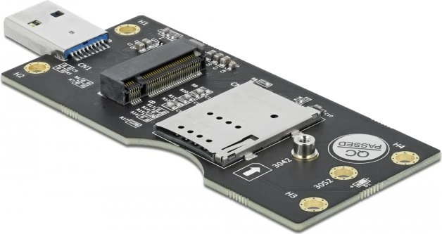 DeLOCK WWAN-Adapter, M.2, SIM, USB-A 3.0 [Stecker]