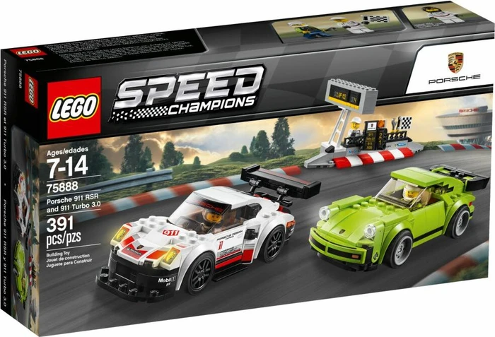 LEGO Speed Champions - Porsche 911 RSR und 911 Turbo 3.0
